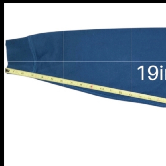 Gymshark Apollo Crew Neck Pullover Sweatshirt Shirt Green Blue Men Large Unisex - Picture 8 of 9